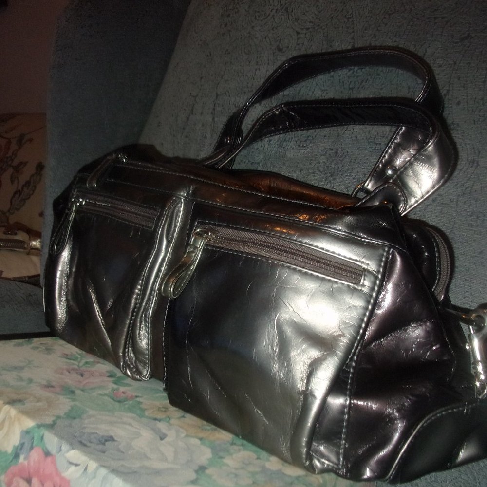 UR Pewter Colored Pocketbook